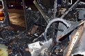 Auto 1 Wohnmobil ausgebrannt Koeln Gremberg Kannebaeckerstr P5456